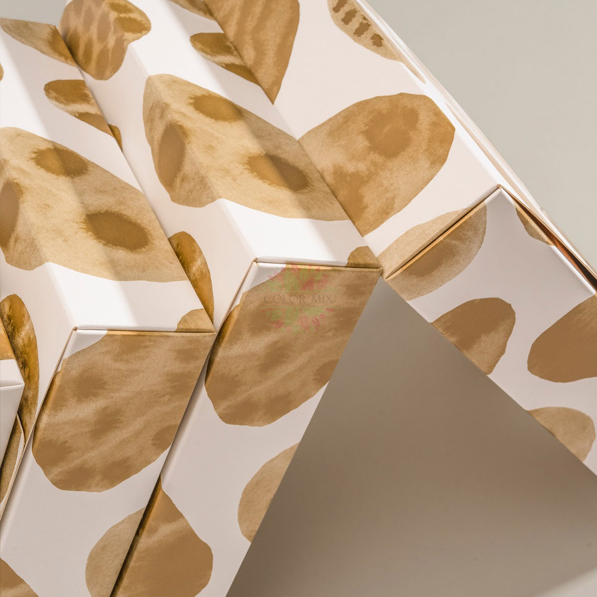 Caja de papel de sobre de diseño simple para bufanda